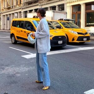 H&M Premium Wool Blend Chunky Oversized Cardigan